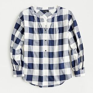 VNeck open flannel shirt